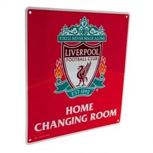 Image of Liverpool FC Home Changing Room Sign