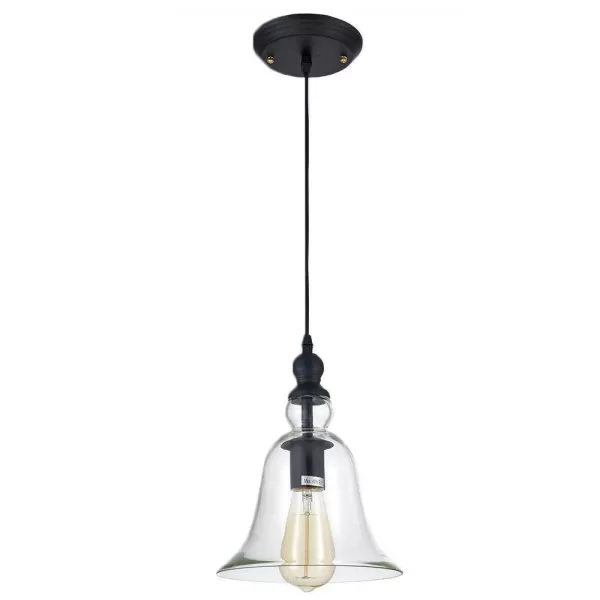 Paris Dome Pendant Ceiling Light Black, E27