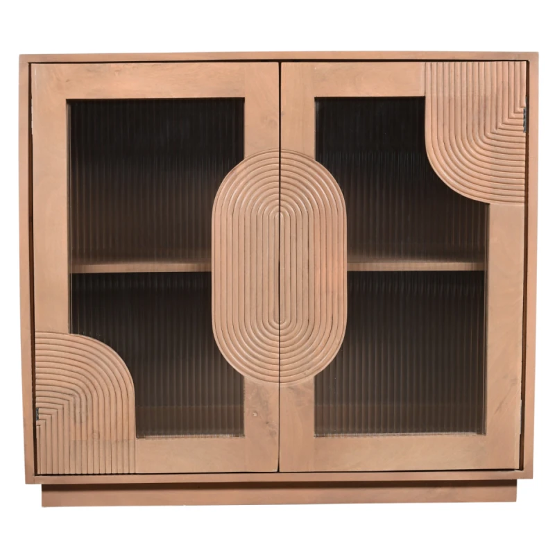 Image of Indian Hub Indus Solid Wooden Small Sideboard