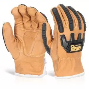 Image of Beeswift Glovezilla Impact Arc Flash Thermal Drivers Glove Brown 2XL