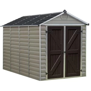 Image of Palram SkyLight Shed 6 x 10 - Tan