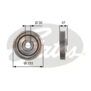 Image of GATES Torsional Vibration Damper TVD1090