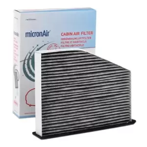 Image of CORTECO Pollen filter Activated Carbon Filter 21653008 Filter, interior air,Cabin filter VW,AUDI,SKODA,Golf V Schragheck (1K1),TOURAN (1T1, 1T2)