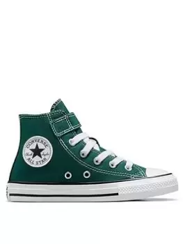 image of Converse Chuck Taylor All Star 1v, Green, Size 13 Younger