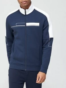 Image of Hugo Boss Skaz 1 Zip Through Tracksuit Jacket Navy Size 2XL Men