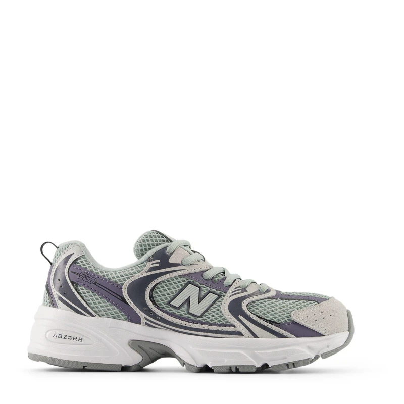 Image of New Balance Grey 530 Boys Youth Trainers Grey UK 5 (EU 38)