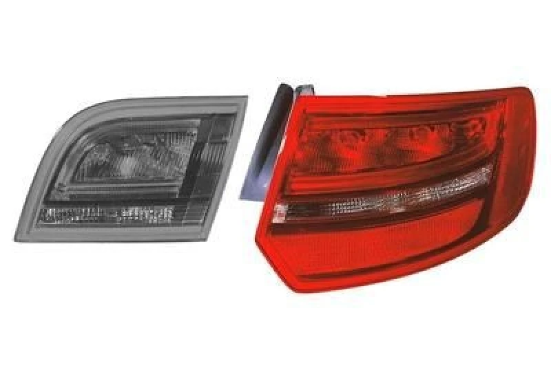 Image of VAN WEZEL 0334926 Rear light Outer section, with bulb holder, Right Combination Rearlight (391)