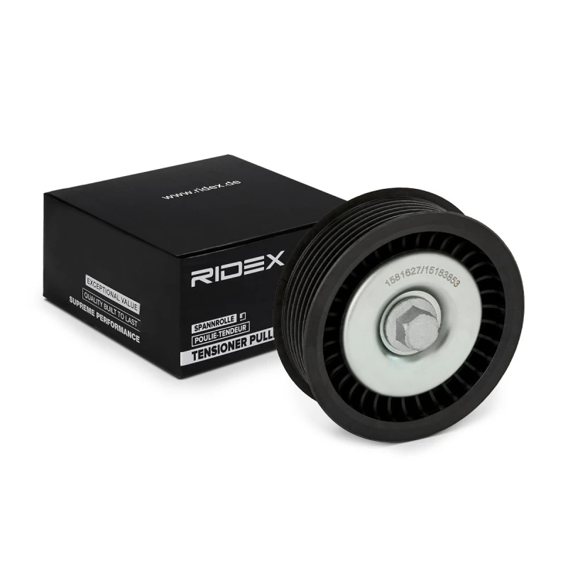 Image of Deflection / guide pulley, V-ribbed belt RIDEX 312D0119