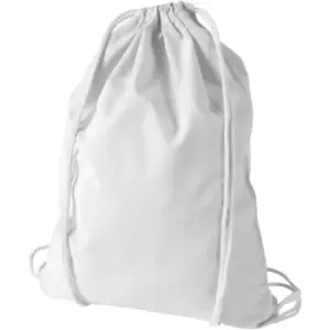 Image of Bullet Oregon Cotton Premium Rucksack (Pack Of 2) (44 x 32 cm) (White) - White
