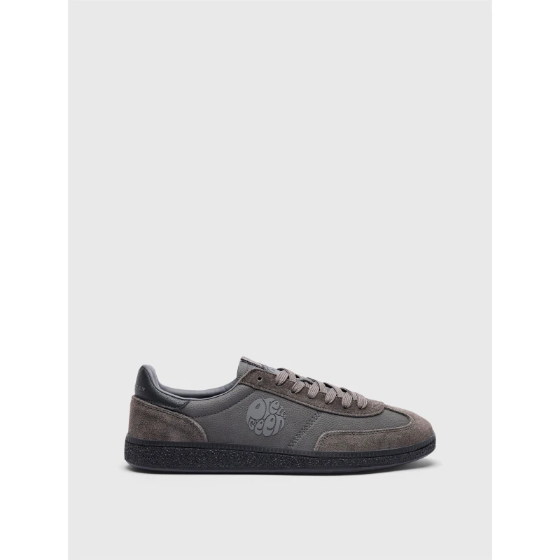 Image of Pretty Green Mens PG Ramblas Low-Top Trainers Grey Black male 7 (41)