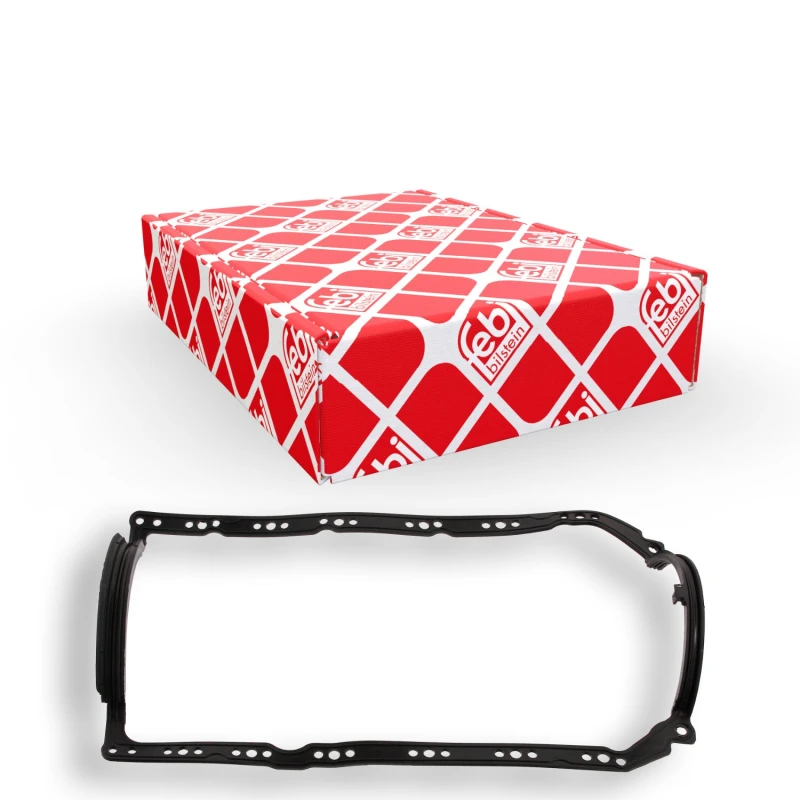 Image of FEBI BILSTEIN 19609 Sump Gasket Rubber Rubber Gasket,oil pan (455)