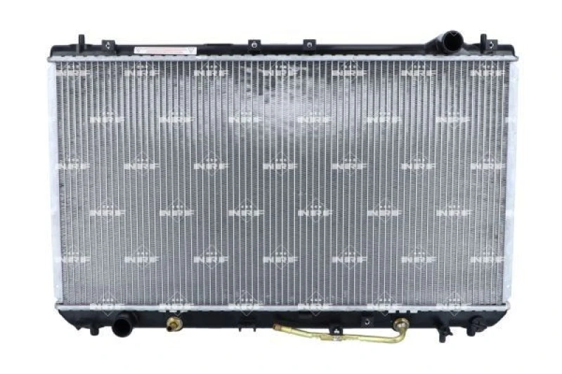 Image of NRF 53302 Engine radiator EASY FIT Brazed cooling fins, Aluminium, with mounting parts Aluminium Radiator,engine cooling (470)