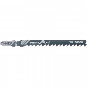 Image of Bosch T144 B Wood Cutting Jigsaw Blades Pack of 5