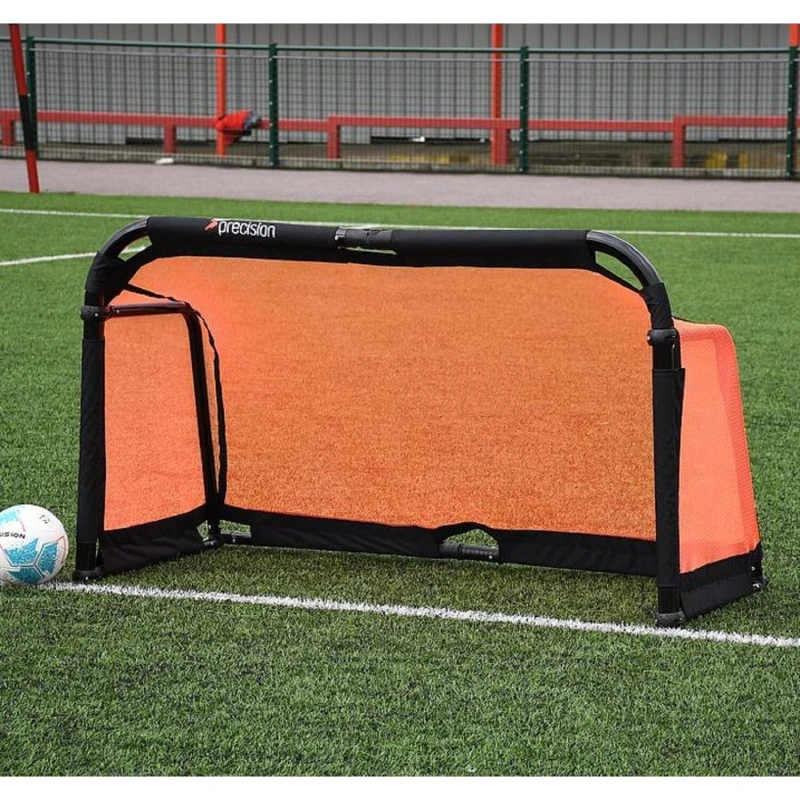 Image of Precision Precision Aluminium Folding Football Goal in Coral One Size Unisex 5063107004161