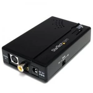 Image of StarTech.com Composite and S-Video to HDMI Converter with Audio