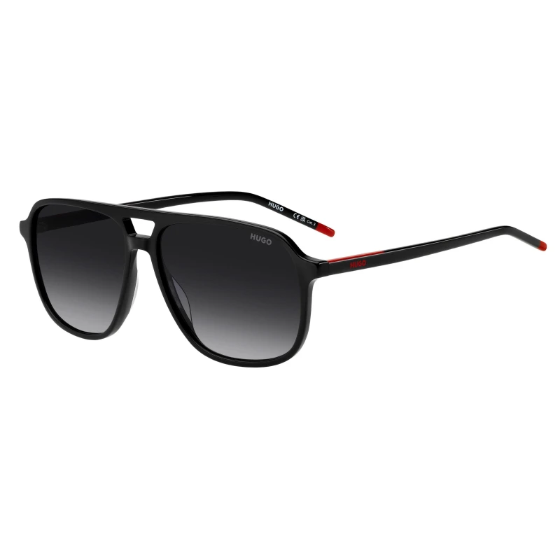 Image of Hugo HugoSun Sq SunGls Sn63 Black male One Size