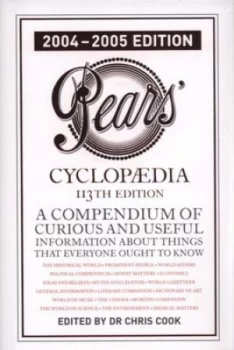 Image of Pears Cyclopedia 2004-2005 by Chris Cook Hardback