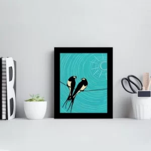 Image of SCT-088 Multicolor Decorative Framed MDF Painting