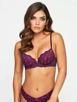 Image of Ann Summers Sexy Lace Planet Padded Plunge, Bright Purple, Size 30G, Women