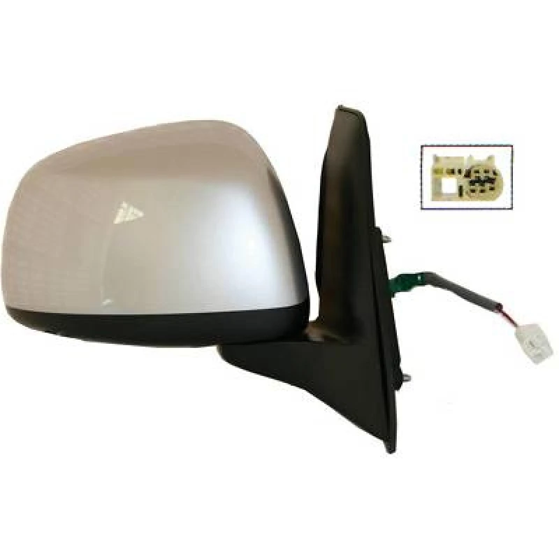 Image of DIEDERICHS 6445824 Wing mirror Right, Complete Mirror, primed Outside Mirror (50)