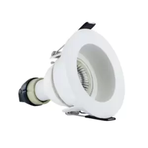 Image of Integral EvoFire Fire Rated Recessed Low Profile Fixed Downlight - Matt White