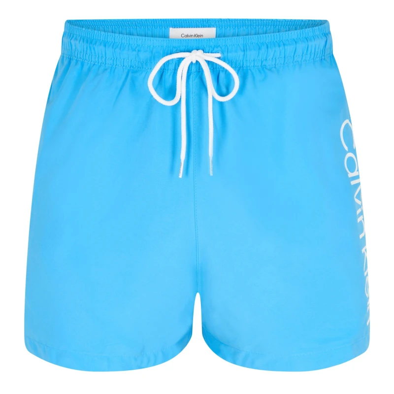 Image of Calvin Klein Large Logo Swim Shorts Blue 2025 male 2XL