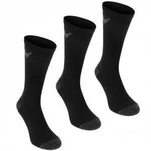 image of Callaway Opti Dri 3 Pack Golf Socks - Black