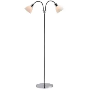 Image of Ray Multi Arm Floor Lamp Chrome, E14