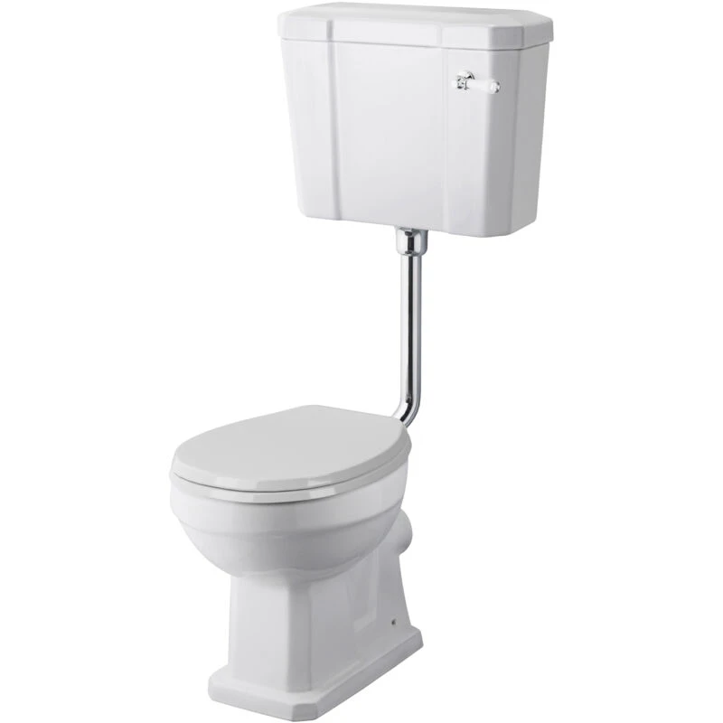 Image of Balterley Traditional Comfort Height Toilet Low Level Cistern & Soft Close Seat White