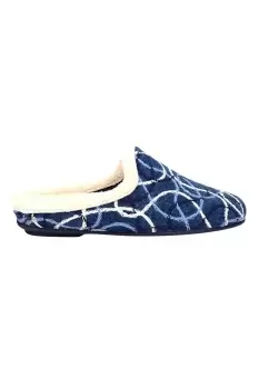 Image of Katie Knitted Patterned Mule Slippers
