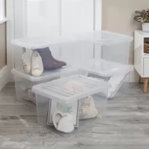 Image of Wham 31L Crystal Storage Box and Lid 5 Pack