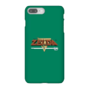 image of Nintendo The Legend Of Zelda Retro Logo Phone Case - iPhone 8 Plus - Snap Case - Gloss