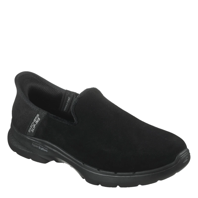 Image of Skechers Womens Gowalk6 Slip On Trainers Black female 2 (35)