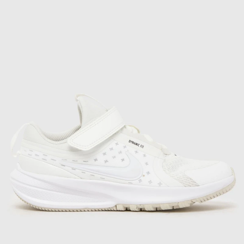 Image of Nike White Star Runner 5 Junior Trainers White UK 10 (EU 27½)
