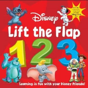 Image of Disney Plus Pixar Lift the Flap 123 Hardback