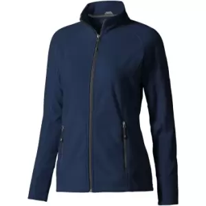 Elevate Womens/Ladies Rixford Full Zip Polyfleece (XL) (Navy)