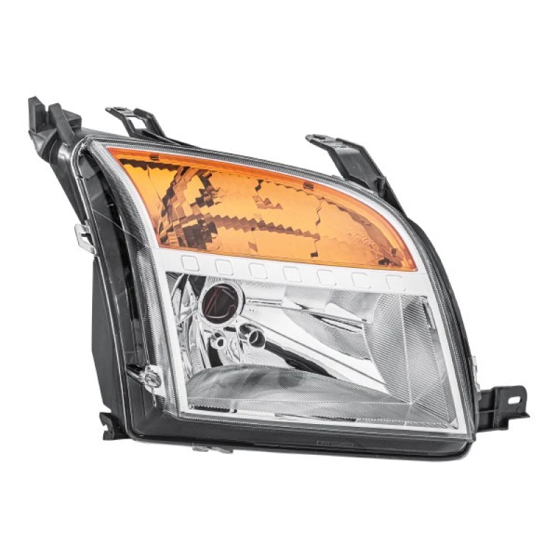 Image of HELLA 1ED 247 026-261 Headlights PY21W, Right, with motor for headlamp levelling, Halogen Headlight (259)