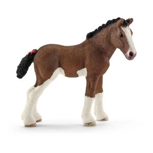 Image of SCHLEICH Farm World Clydesdale Foal Toy Figure
