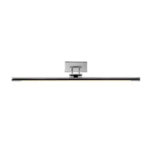 Image of Lucide Gavin Modern Mirror Light Bathroom LED 1x12W 3000K IP21 Chrome