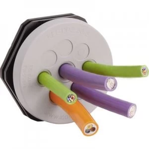 Image of Icotek KEL DPZ 324 Cable grommet Terminal max. 12.5mm Polyamide Elastomer Grey