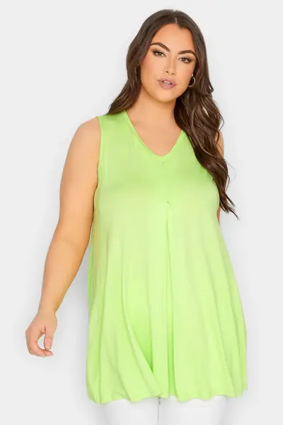 Image of Yours Vest Top Green