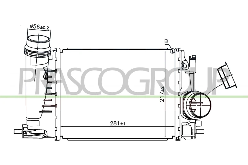 Image of PRASCO Intercooler PRASCO DS713N001