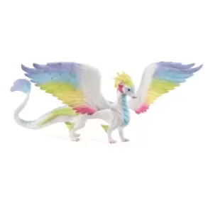 image of SCHLEICH Bayala Rainbow Dragon Toy Figure, 5 to 12 Years, Multi-colour (70728)