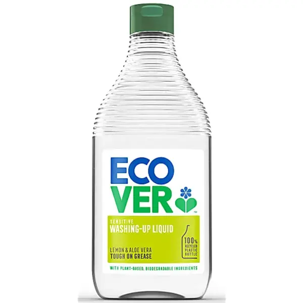 image of Ecover Washing Up Liquid Lemon and Aloe Vera 450ml