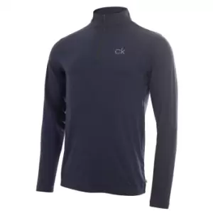 Image of Calvin Klein NEWPORT HALF ZIP - Navy Marl - L