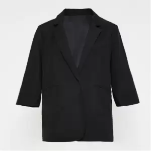 image of Missguided Plus Size Basic Blazer - Black