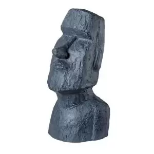 image of Moai Garden Ornament (H)55Cm Grey