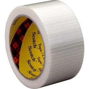 image of 3M 89597550 Filament tape Scotch Transparent (L x W) 50 m x 75mm 50 m