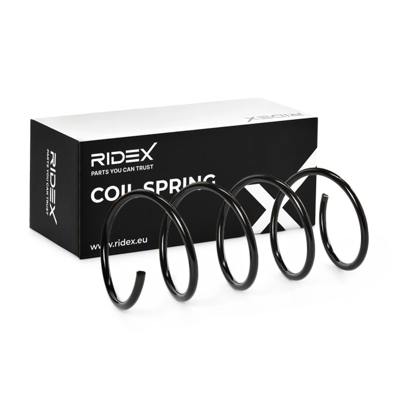 Image of RIDEX 188C0270 Coil spring Front Axle Coil Spring (188)