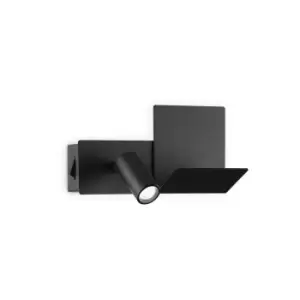 Image of KOMODO-1 LED Reading Light Black, In-Built Switch, 3000K, Non-Dim